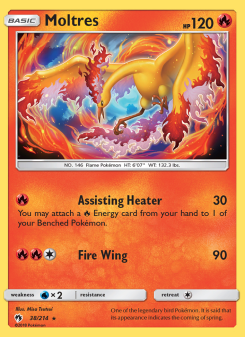 Moltres - pokemon TCG Card