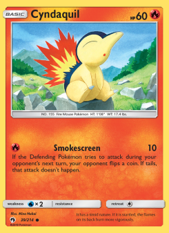 Cyndaquil - pokemon TCG Card