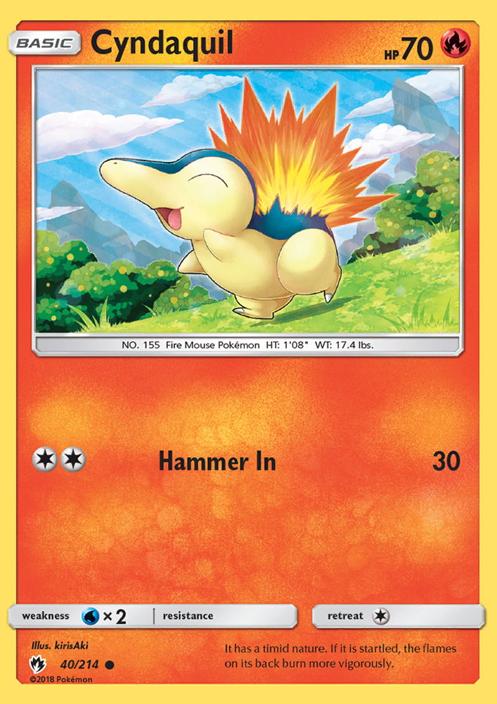 Cyndaquil - Pokémon TCG Card