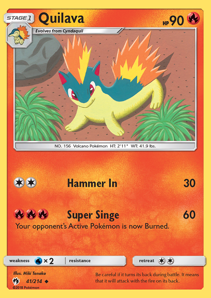 Quilava - Pokémon TCG Card
