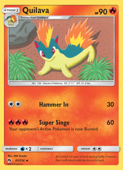 Quilava - pokemon TCG Card