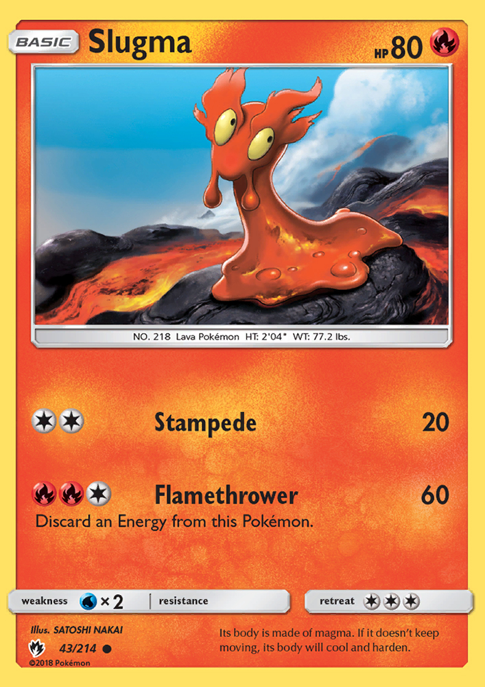 Slugma - Pokémon TCG Card