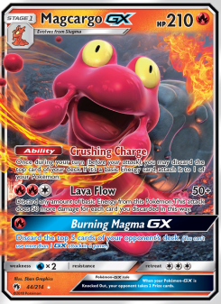 Magcargo GX - pokemon TCG Card