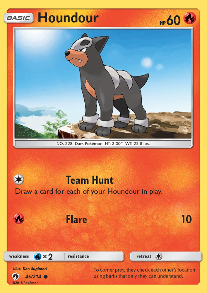 Houndour - Pokémon TCG Card