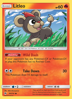 Litleo - pokemon TCG Card