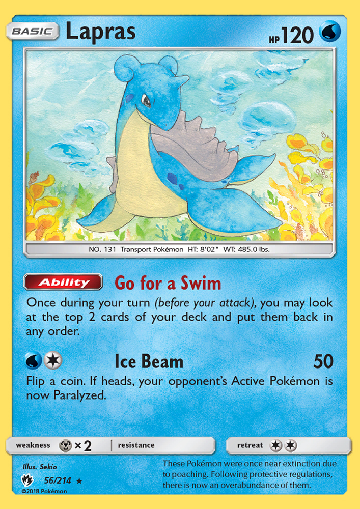 Lapras - Pokémon TCG Card