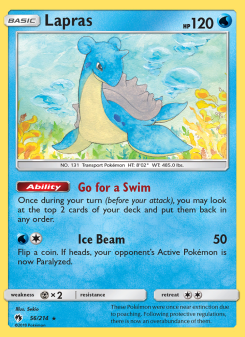 Lapras - pokemon TCG Card