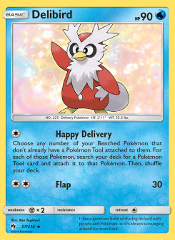 Delibird - pokemon TCG Card