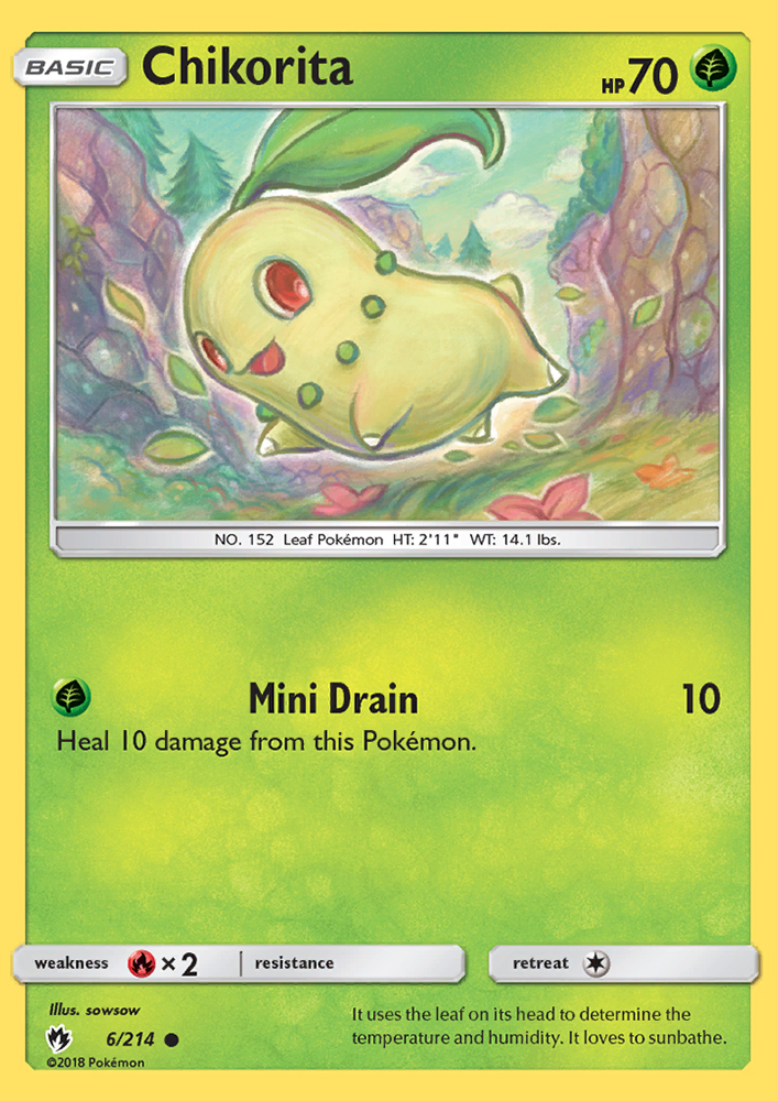 Chikorita - Pokémon TCG Card