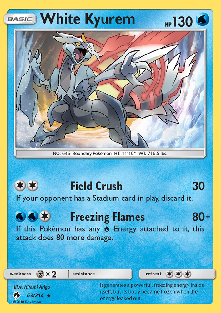 White Kyurem - Pokémon TCG Card