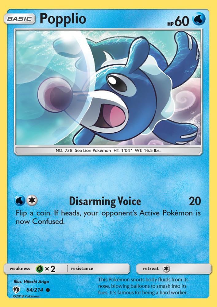 Popplio - Pokémon TCG Card