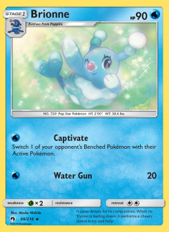 Brionne - pokemon TCG Card