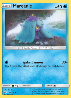 Mareanie - pokemon TCG Card