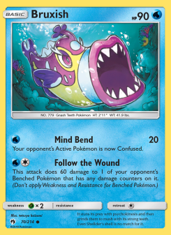 Bruxish - pokemon TCG Card