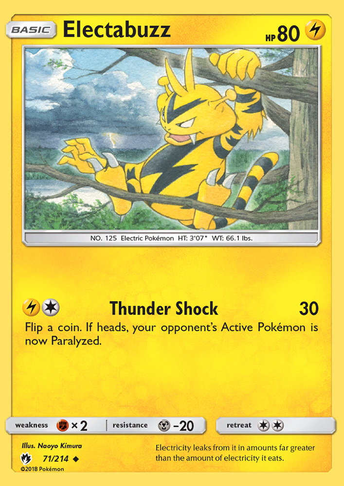 Electabuzz - Pokémon TCG Card