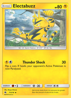 Electabuzz - pokemon TCG Card