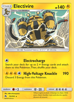 Electivire - pokemon TCG Card