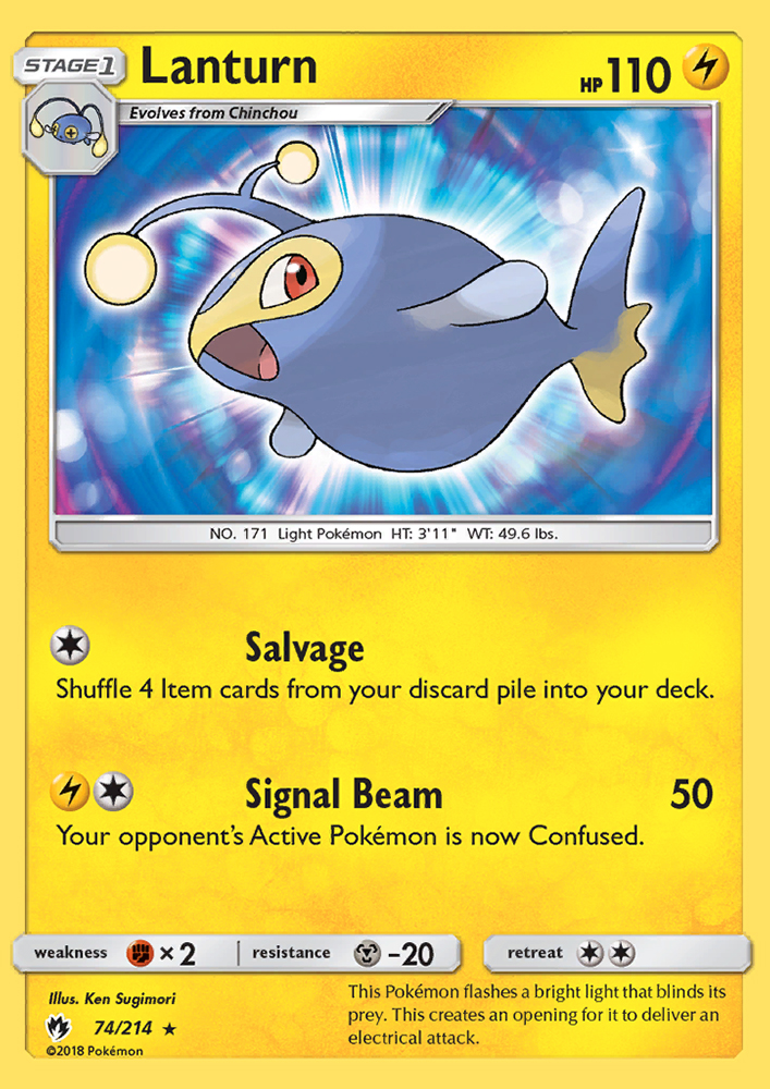 Lanturn - Pokémon TCG Card
