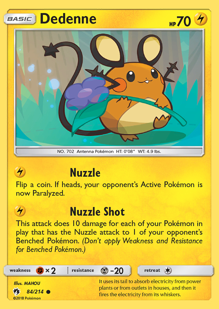 Dedenne - Pokémon TCG Card