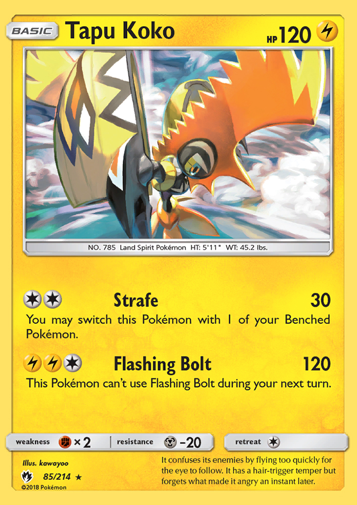 Tapu Koko - Pokémon TCG Card