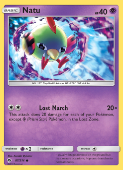 Natu - pokemon TCG Card