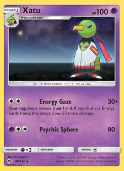 Xatu - pokemon TCG Card