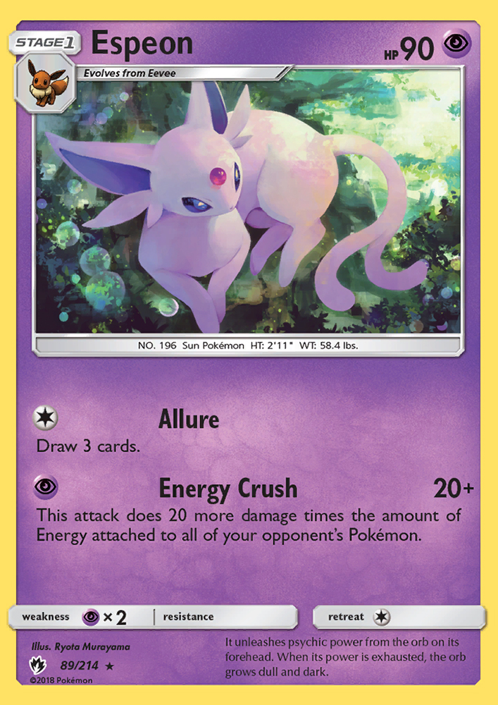 Espeon - Pokémon TCG Card