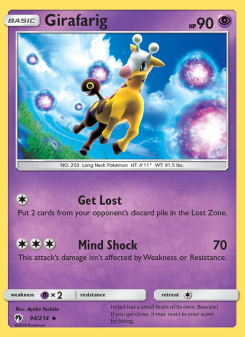 Girafarig - pokemon TCG Card