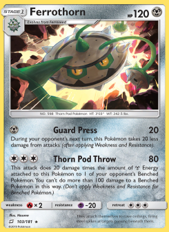 Ferrothorn - pokemon TCG Card
