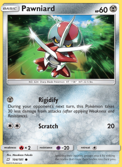 Pawniard - pokemon TCG Card