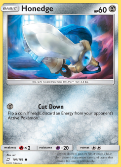 Honedge - pokemon TCG Card