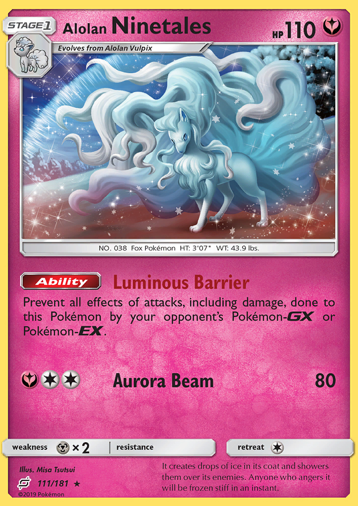 Alolan Ninetales - Pokémon TCG Card