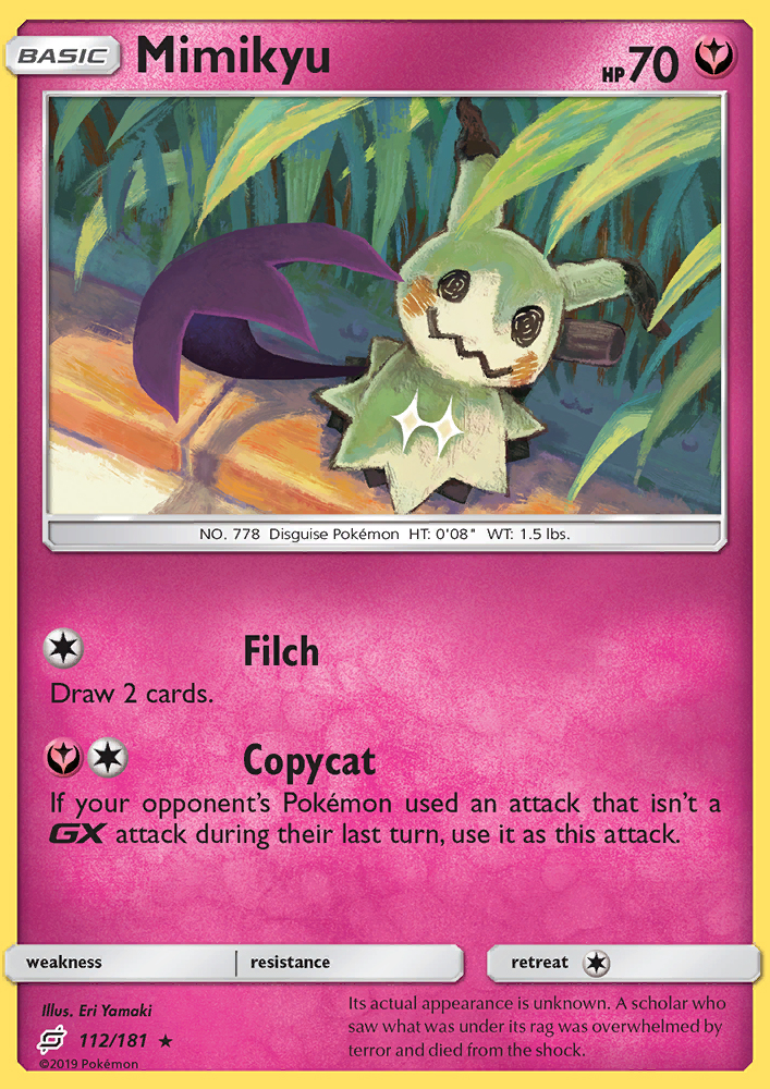 Mimikyu - Pokémon TCG Card