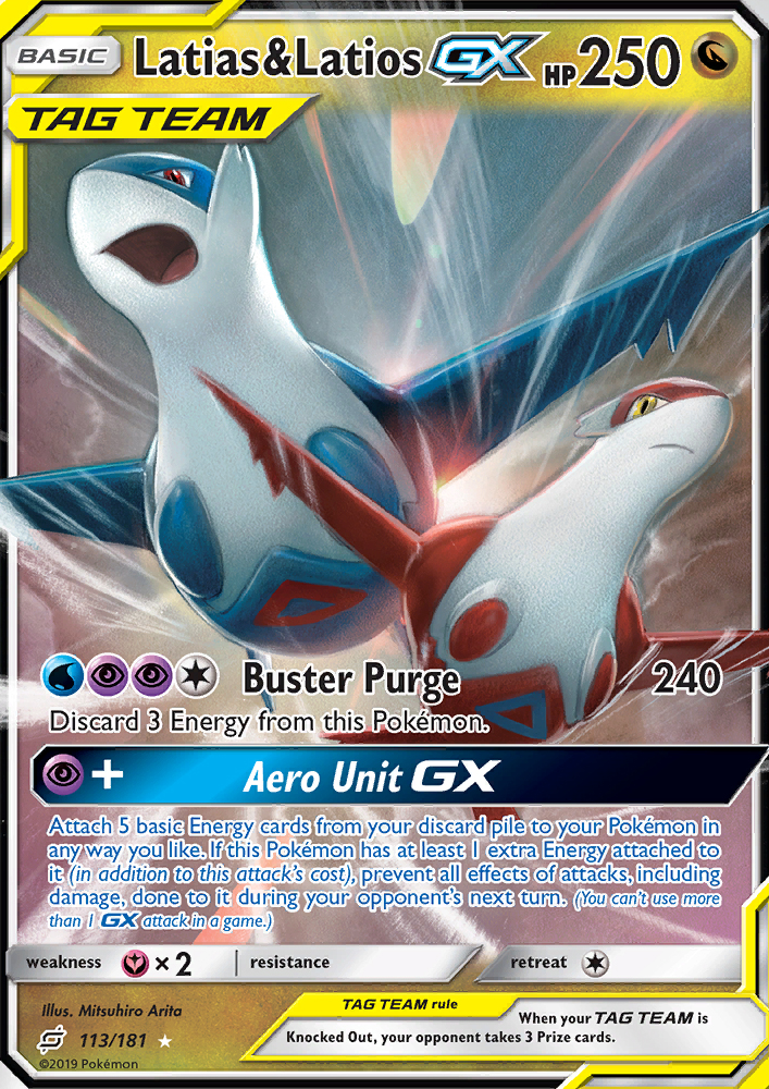 Latias & Latios GX - Pokémon TCG Card