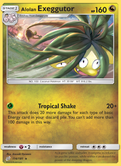 Alolan Exeggutor - pokemon TCG Card