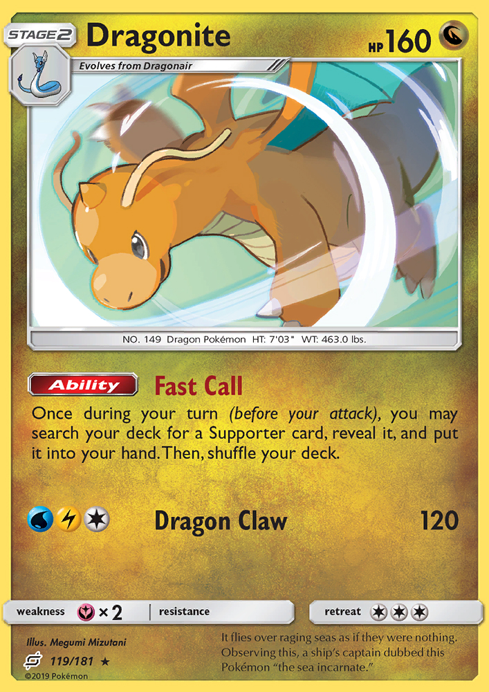 Dragonite - Pokémon TCG Card