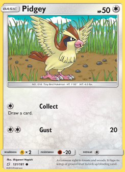 Pidgey - pokemon TCG Card