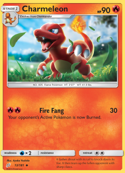 Charmeleon - pokemon TCG Card