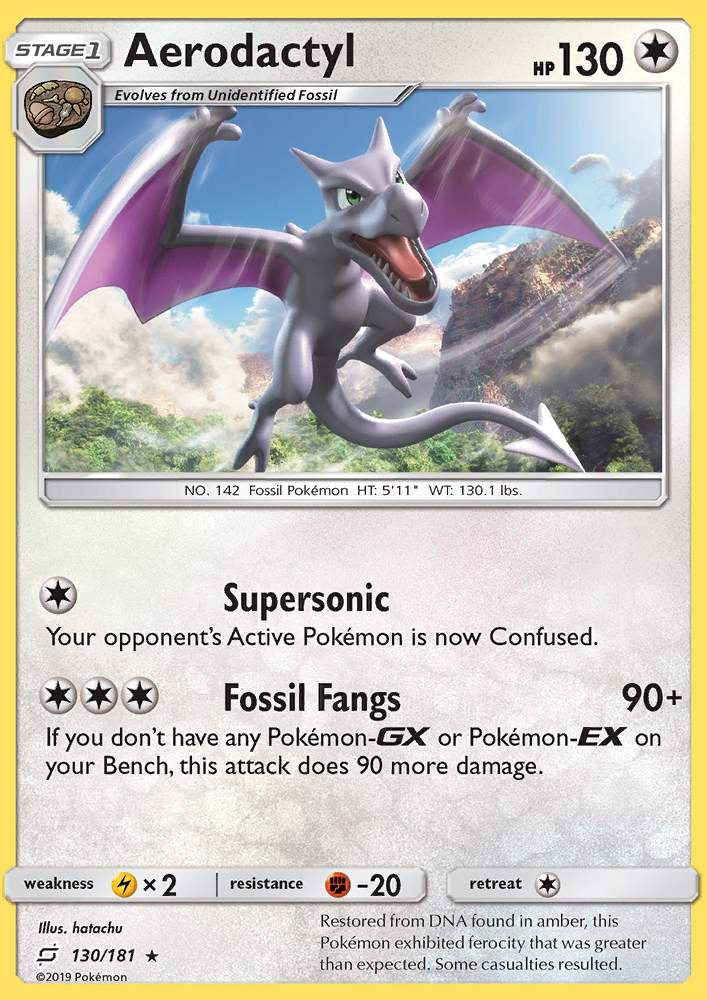 Aerodactyl - Pokémon TCG Card