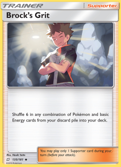 Brock’s Grit - pokemon TCG Card