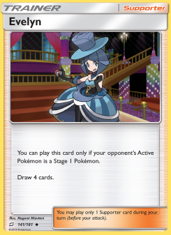 Evelyn - pokemon TCG Card