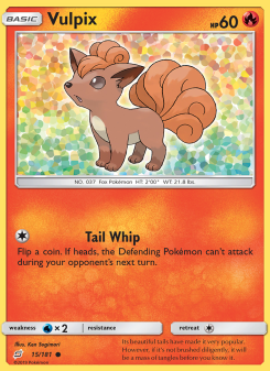 Vulpix - pokemon TCG Card