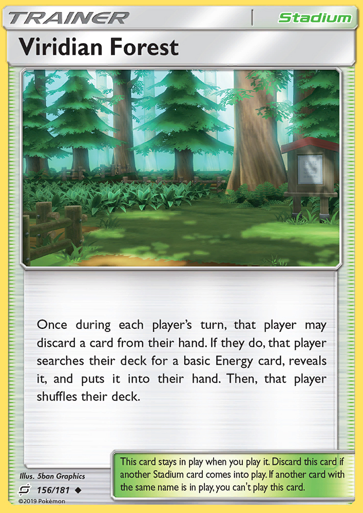 Viridian Forest - Pokémon TCG Card