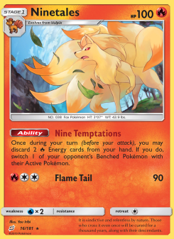 Ninetales - pokemon TCG Card