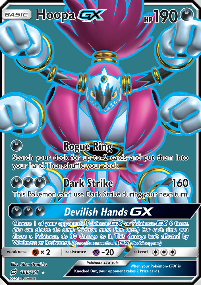 Hoopa GX - Pokémon TCG Card