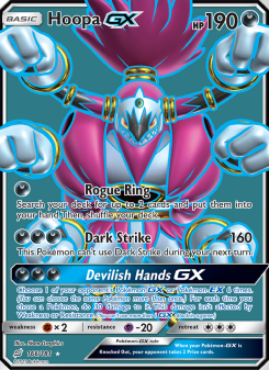 Hoopa GX - pokemon TCG Card