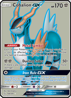 Cobalion GX - pokemon TCG Card