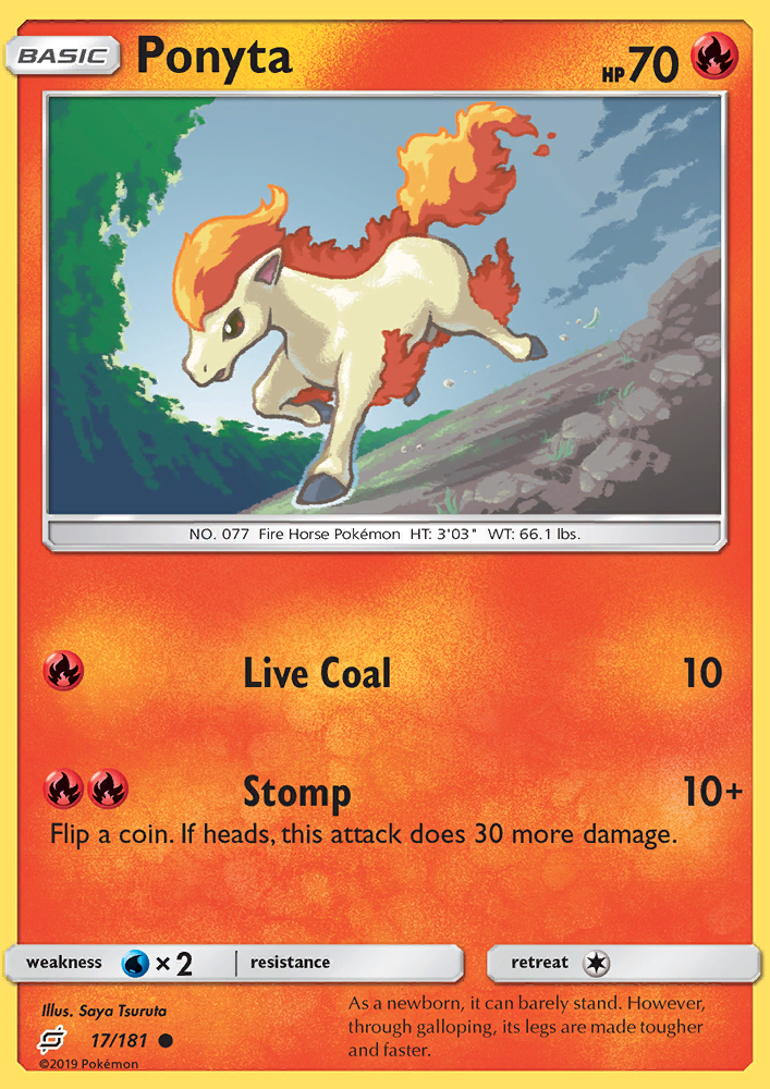 Ponyta - Pokémon TCG Card