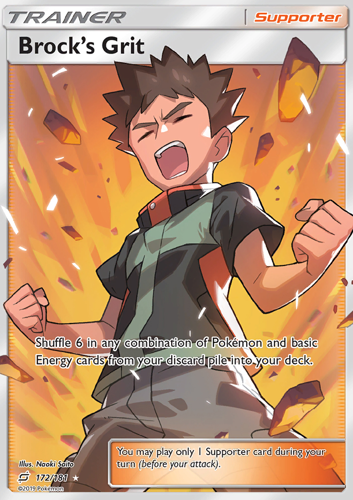Brock’s Grit - Pokémon TCG Card