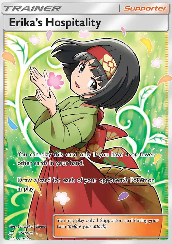 Erika’s Hospitality - Pokémon TCG Card